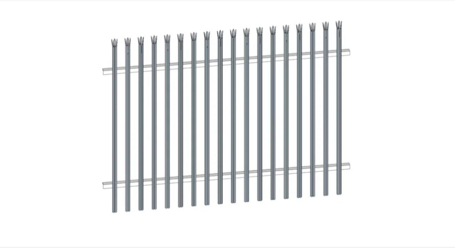 Palisade fence